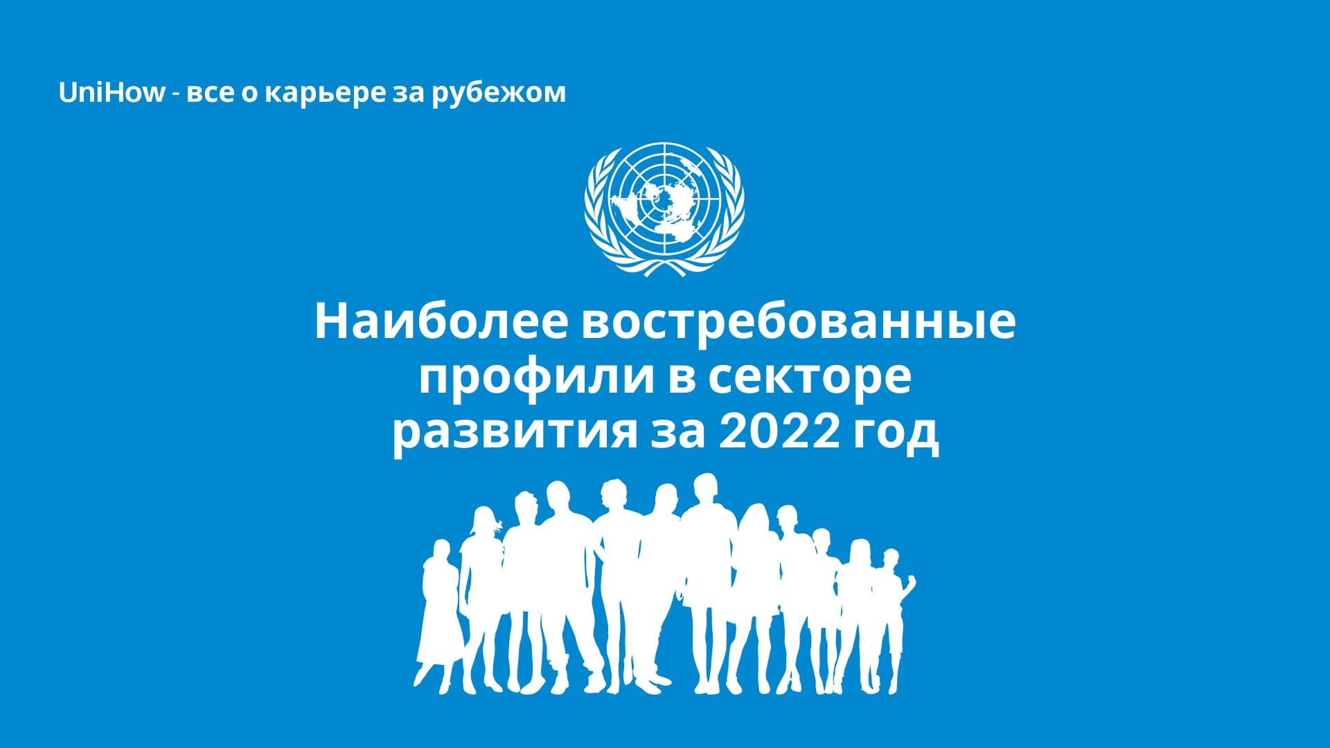 Наиболее востребованные профили в секторе развития за 2022 год